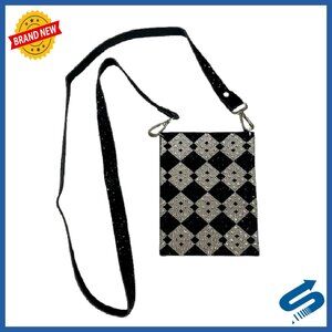 Compact Crossbody Phone Purse, Faux Leather, Adjustable Strap, 7x4.75 Inches